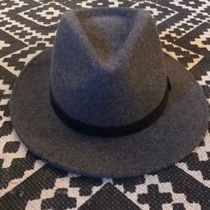 Brixton Gray Messer Fedora Size M.